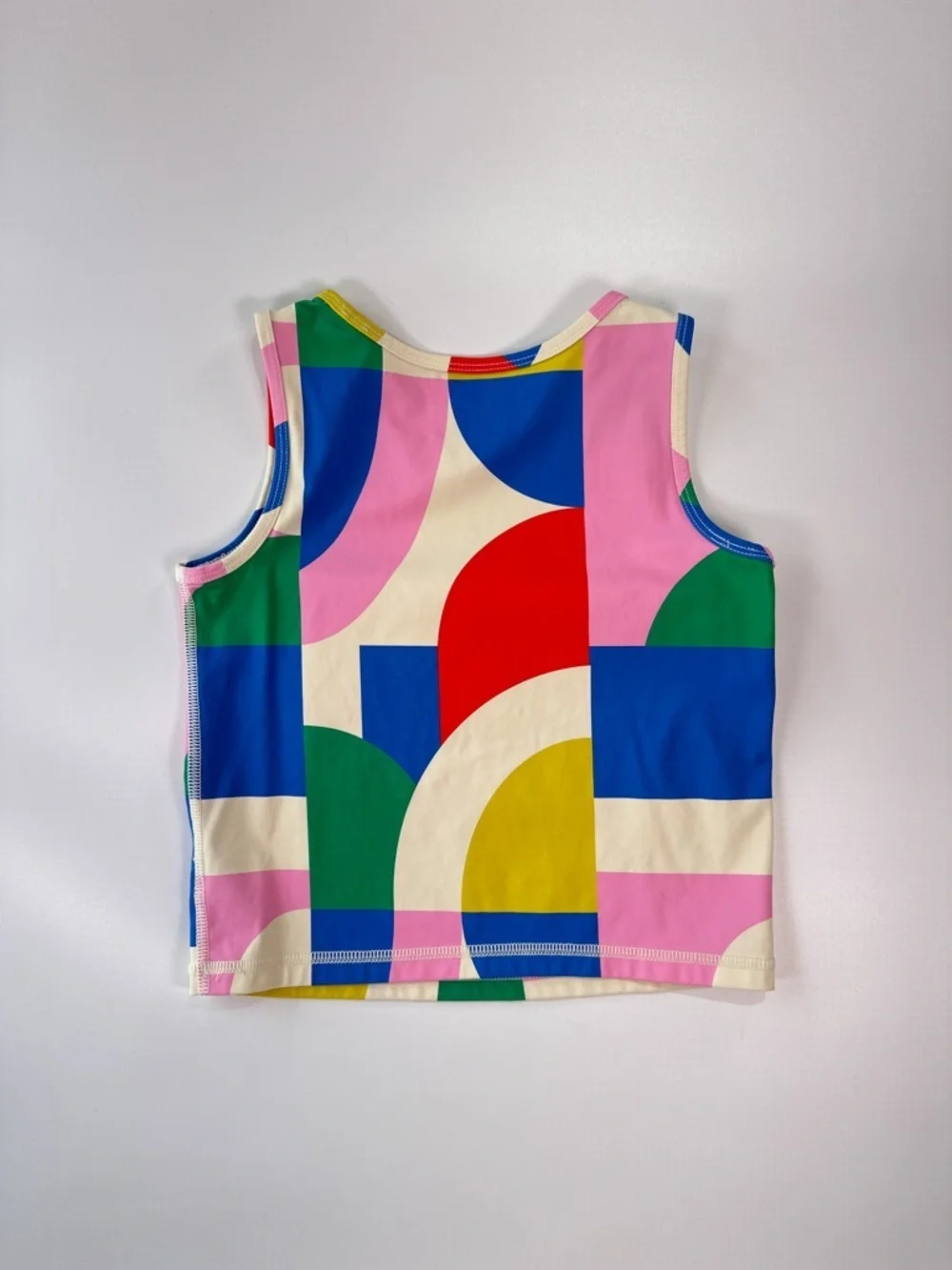 Hanna Andersson Girls Swim Tank Geometric Print Multicolor Size 12